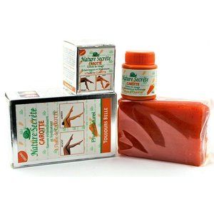 Nature secret Carott  black spot remover and Soap free shipping